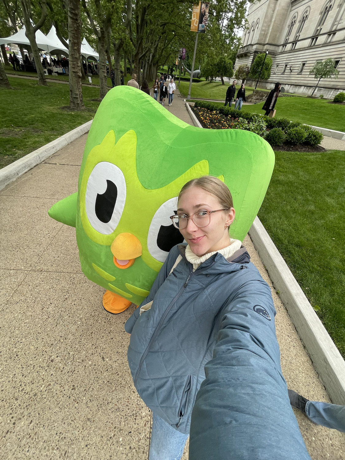 Saying hello to this icon