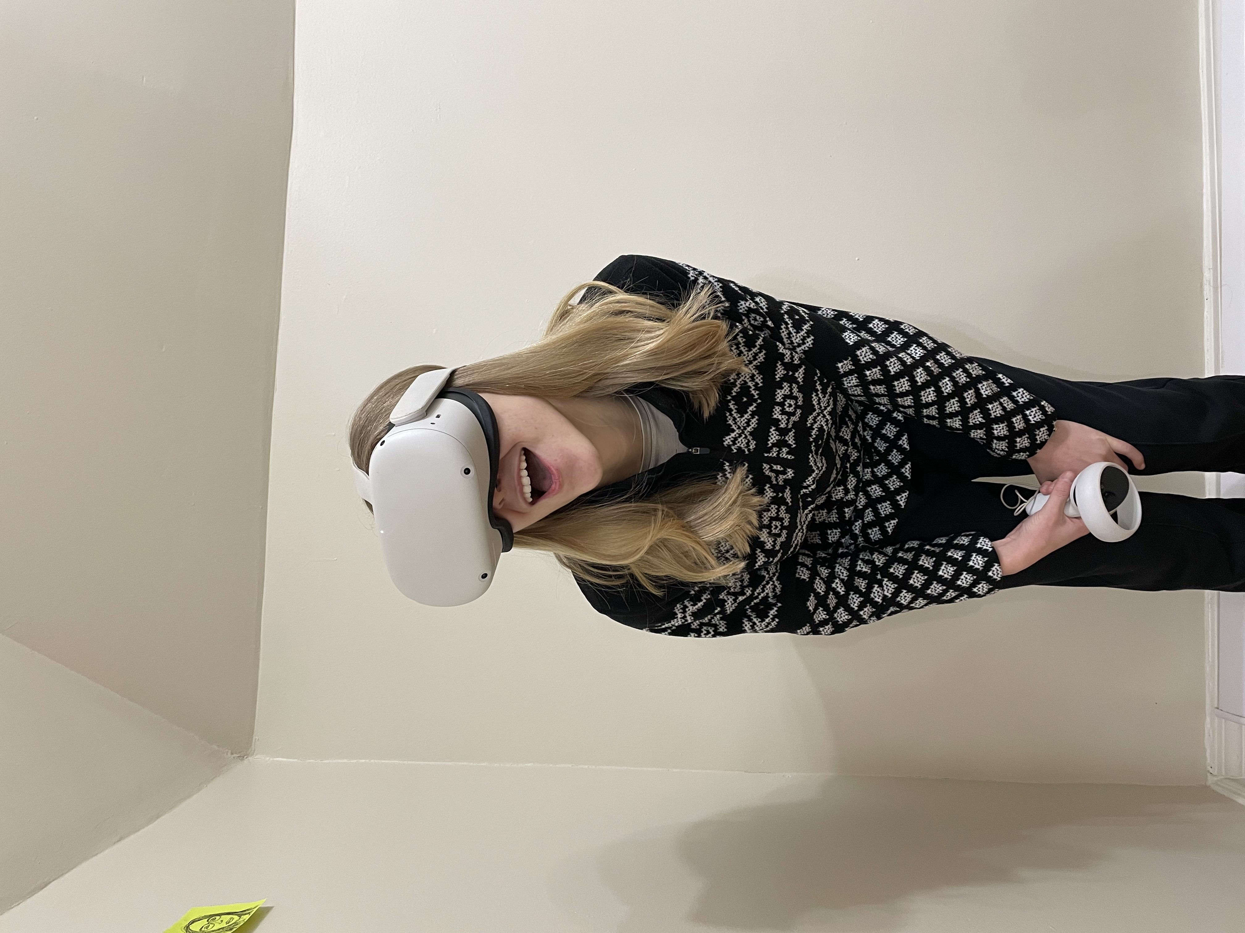 Participating in my friends’ VR studies